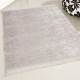 Tapis plat design lavable en machine rayé beige Louvière