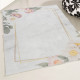 Tapis lavable en machine floral plat contemporain Malmedy