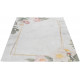 Tapis lavable en machine floral plat contemporain Malmedy