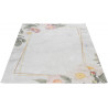 Tapis lavable en machine floral plat contemporain Malmedy