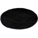 Tapis rond extra doux polyester uni Serena