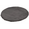 Tapis rond extra doux polyester uni Serena