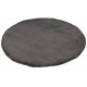 Tapis rond extra doux polyester uni Serena