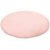 Tapis rond extra doux polyester uni Serena