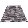 Tapis polyester multicolore patchwork intérieur ethnique Claudine