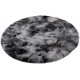 Tapis imitation fourrure très doux uni polyester rond Kendhua