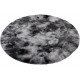 Tapis imitation fourrure très doux uni polyester rond Kendhua