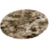 Tapis imitation fourrure très doux uni polyester rond Kendhua