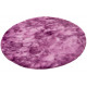 Tapis imitation fourrure très doux uni polyester rond Kendhua