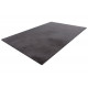 Tapis rectangle doux uni shaggy effet brillant polyester Oceania