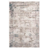 Tapis vintage avec effet 3D taupe rectangle Burundi