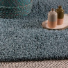 Tapis shaggy uni en polypropylène rectangle Alienor