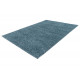 Tapis shaggy uni en polypropylène rectangle Alienor