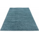 Tapis shaggy uni en polypropylène rectangle Alienor