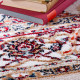 Tapis style orient rectangle en polyester Cauris