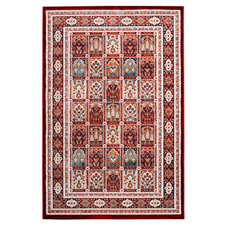 Tapis à courtes mèches style oriental rectangle Cemano