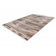 Tapis moderne rayé rectangle taupe intérieur Turku