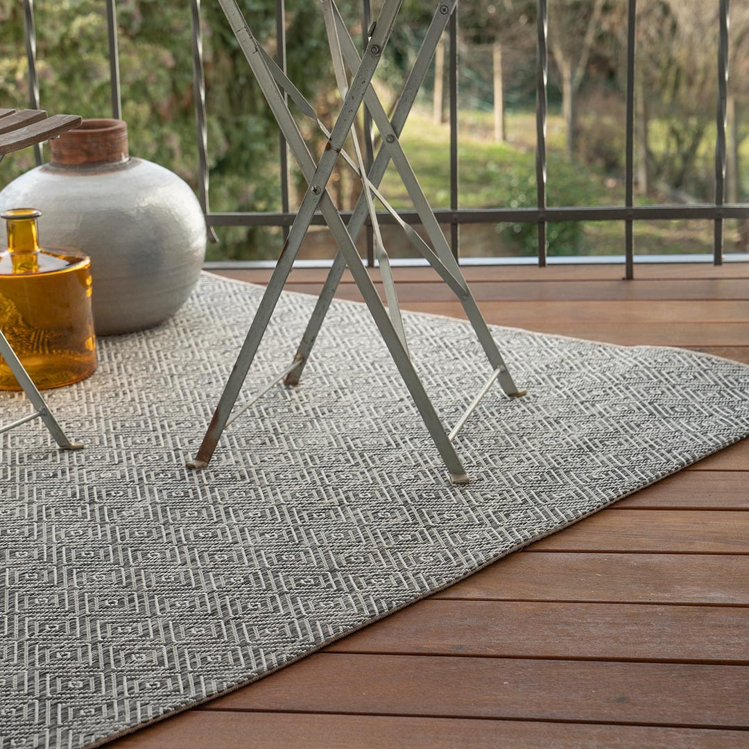 Petit tapis nordique rectangle en sisal • Moment Cocooning