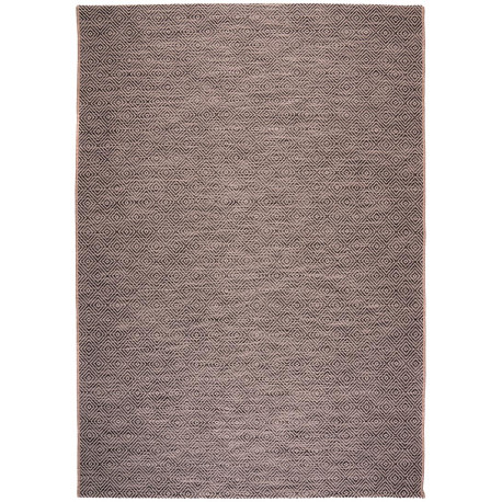 Tapis intérieur et extérieur plat scandinave graphique gris Lynn