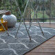 Tapis moderne intérieur et extérieur rectangle gris Globus