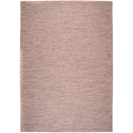 Tapis taupe intérieur et extérieur rectangle plat Jacob