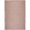 Tapis taupe intérieur et extérieur rectangle plat Jacob