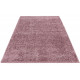 Tapis uni shaggy polyester rectangle intérieur Chiba