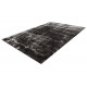 Tapis effet brillant shaggy uni polyester rectangle Timothee