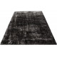 Tapis effet brillant shaggy uni polyester rectangle Timothee