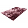 Tapis effet brillant shaggy uni polyester rectangle Timothee