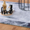 Tapis vintage très doux à courtes mèches rectangle Capolona