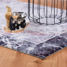 Tapis rayé très doux design rectangle polyester Tahoe