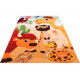 Tapis enfant rectangle polyester multicolore Siwa