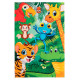 Tapis de chambre enfant multicolore rectangle Mini Jungle