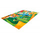Tapis de chambre enfant multicolore rectangle Mini Jungle
