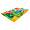Tapis de chambre enfant multicolore rectangle Mini Jungle
