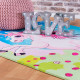 Tapis multicolore pour chambre de fille rectangle Juliette