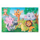 Tapis multicolore polyester pour enfant Fun