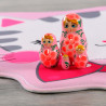 Tapis lavable en machine multicolore enfant Kitten