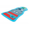 Tapis enfant lavable en machine multicolore Hippo