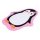 Tapis multicolore antidérapant lavable en machine fille Penguin