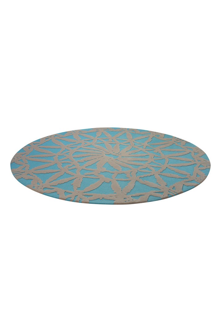  Tapis  rond  turquoise Oriental  Lounge par Esprit Home