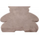 Tapis doux taupe enfant lavable en machine Nours