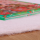 Tapis antidérapant rose enfant doux Cœur