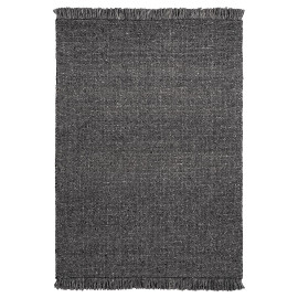 Tapis naturel en laine et viscose rectangle tissé main Tanguro