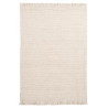 Tapis naturel en laine et viscose rectangle tissé main Tanguro