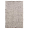 Tapis naturel en laine et viscose rectangle tissé main Tanguro