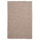 Tapis naturel en laine et viscose rectangle tissé main Tanguro