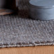Tapis naturel en laine et viscose rectangle tissé main Tanguro