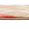 Tapis graphique à courtes mèches de salon Rica Esprit